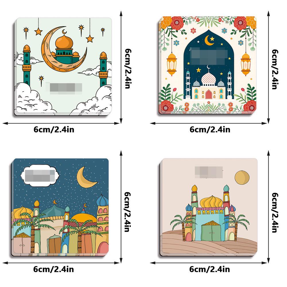 Middle Eastern Ethnic Style Acrylic Fridge Magnet Festival Home Decoration Sticker