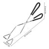 New Metal Buffet Barbecue Cooking Tongs BBQ Steak Meat Food Salad Clip