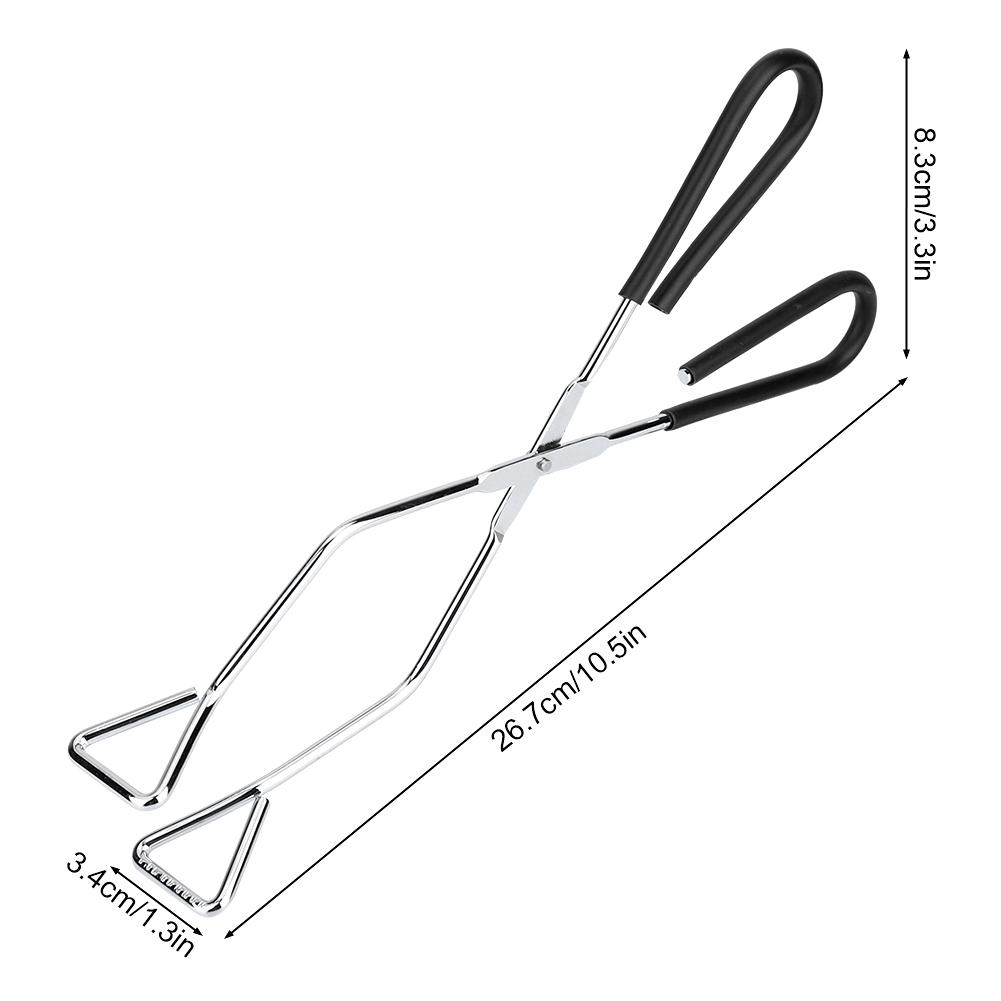 New Metal Buffet Barbecue Cooking Tongs BBQ Steak Meat Food Salad Clip