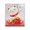 Y Solar Fortune Cat Waving Hand Ornament: Light-Powered Decor for Car, Living Room, or Office Desk