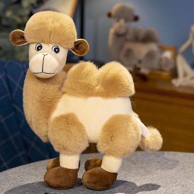 28cm Cute Cartoon Camel Plushies Doll Soft Stuffed Animals Plush Toys Home Decor Girls Sleeping Hug Pillow for Kids Xmas Gift