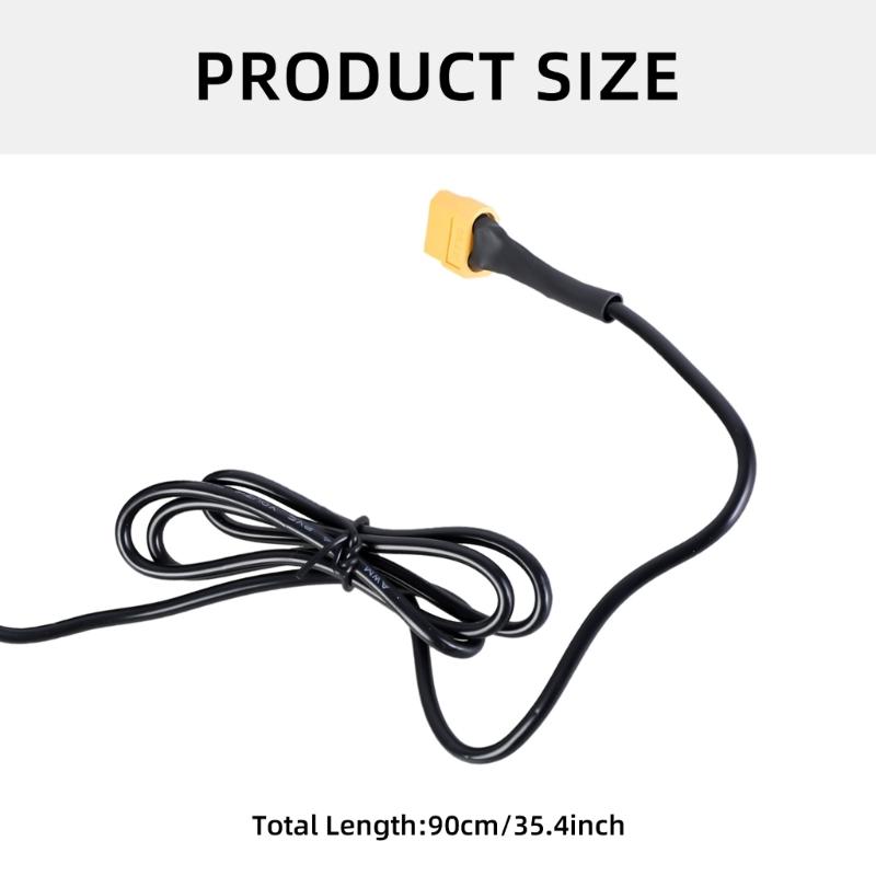 AC100-240V to 12V 3A Power Adapter XT60 Female Connector for UAV Li Battery Charger for 1S Black