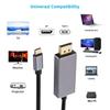 8K 60Hz Type C to DP Cable Dynamic HDR USB C to DisplayPort Cord Thunderbolt 3/4 4K USB C Cable For MacBook PC Monitor