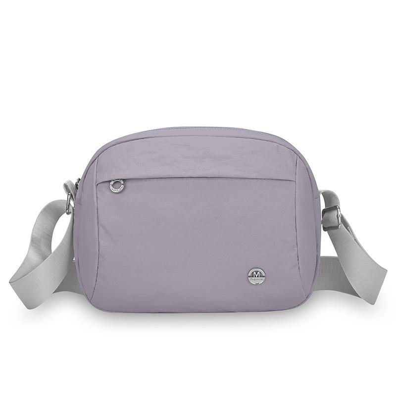 Women's Shoulder Bag Solid Color Outdoor Crossbody Bag Multi-Compartment Mother Bag