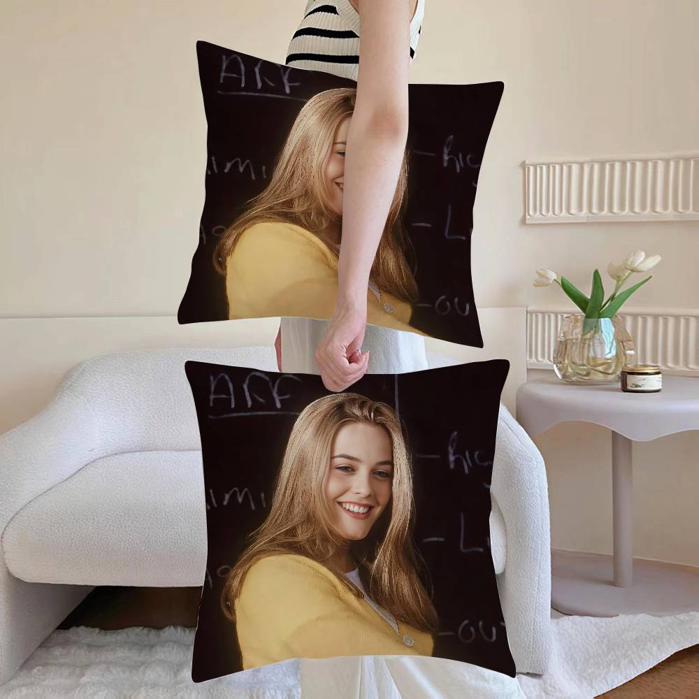 

Actor A-anne H-hathawayES Pillow Case Sofa and Living Room Decorative Cushion Covers Dust-proof and Mite-proof Invisible Zipper 12x12Inch