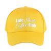 Late Start Coffee Club Papa Caps Sommer Erwachsenen Baseballkappe Verstellbar mit Gebogenem Schirm Schnabelkappe Schutz Sonnenhüte