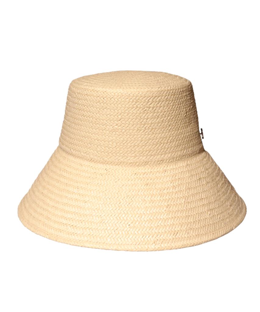 Elkebeullum Agave Wide Beige Bucket Hat