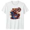 Stay Trashy TShirt Raccoon Wildlife Animal Humor Birthday Gift For Him And Her