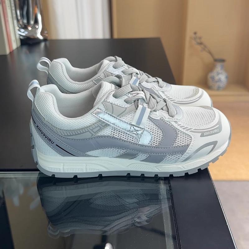 Mesh Breathable Casual Sports Shoes Women's Shoes Summer New Thick-soled Non-slip