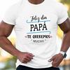 Summer 100 Cotton Fashionable Casual Loose Fit Plus Size Dia Papa Letter Printed Sports Round Neck Short Sleeved T-shirt