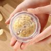 Manual Garlic Twisters Mincer Crusher Kitchen Hand Press with Clear Detachable Body for Garlic, Gingers and Everyday Cooking Prep