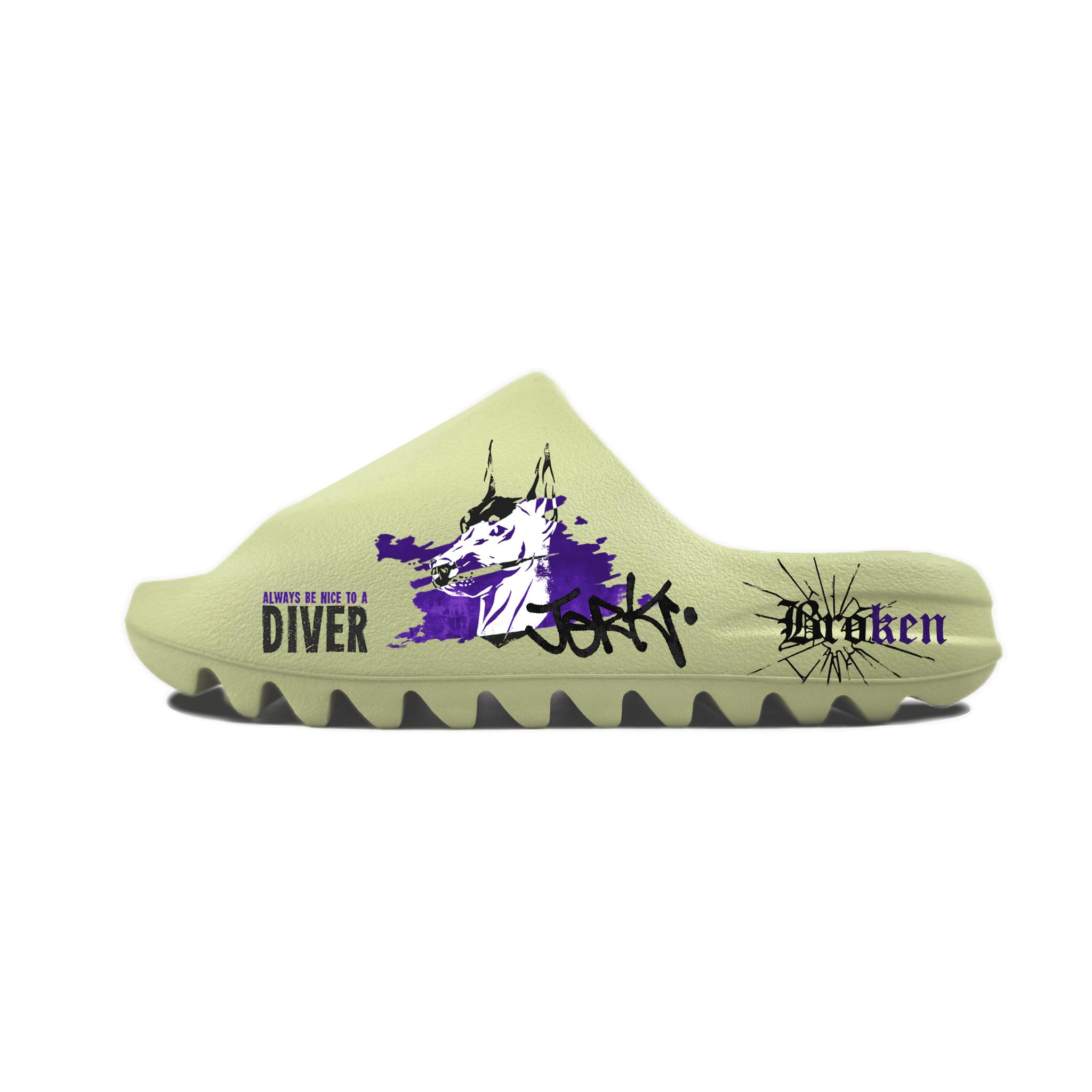 

Adidas Originals Yeezy Slide Slip Resistant Slide Slippers Unisex Green FZ5904(Team352-) 37⅓