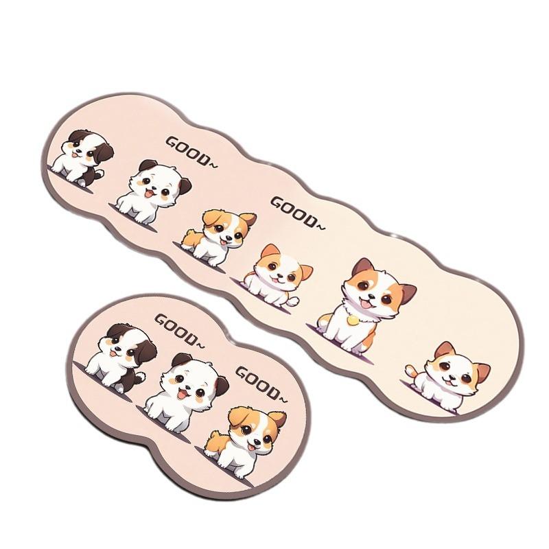 Diatom Mud Bathroom Non-slip Floor Mat Cartoon Cute Door Mat Bathroom Quick-drying Water-absorbing Mat Kitchen Oil-absorbing Mat