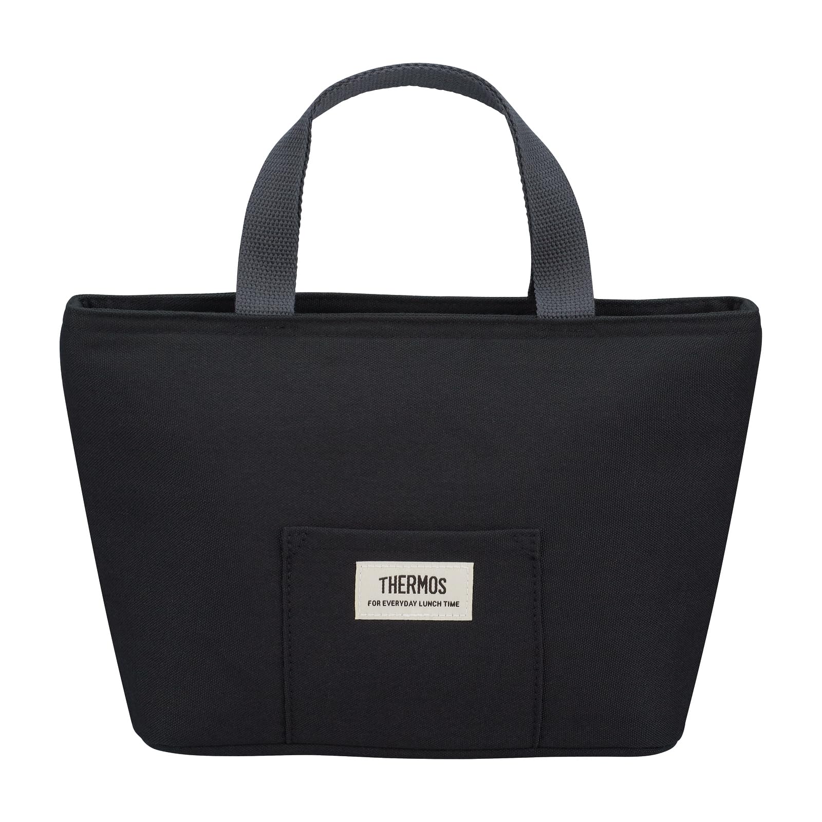 Thermos Insulated Lunch Bag 4L Black Tote Bag Type High Cooling Performance Insulation Structure BK 4-Layer RFF-0041