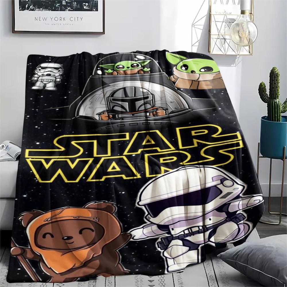 Mandalorian Bounty Hunter Helmet Art Blanket Home Decor Sofa Blanket Office Rest Blanket Christmas Gifts Nap Blanket