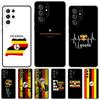 Uganda Flag Phone Case For Samsung Galaxy S24 S25 S23 S22 Ultra Note 10 20 Plus S20 S21 FE Cover