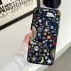 Case for iPhone 7 8 15 16 14 Plus XR 13 12 11 17 Pro Max 17Air XS Max Black Soft Phone Cover Star Moon Pattern