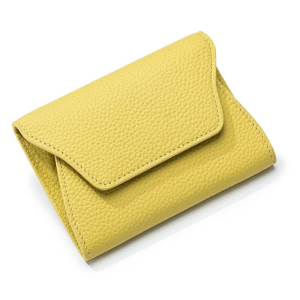 Zency Women's Genuine Leather Wallet Case Small Fashin High Quality Credit Card Bag Money Bags Female Coin Purse Organizer Pouch