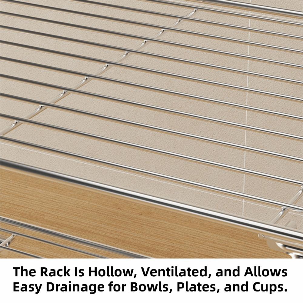 Rust Proof Pot Lid Rack Space Saving Dish Drying Rack Folding Kitchen Storage Shelf  Home Storage