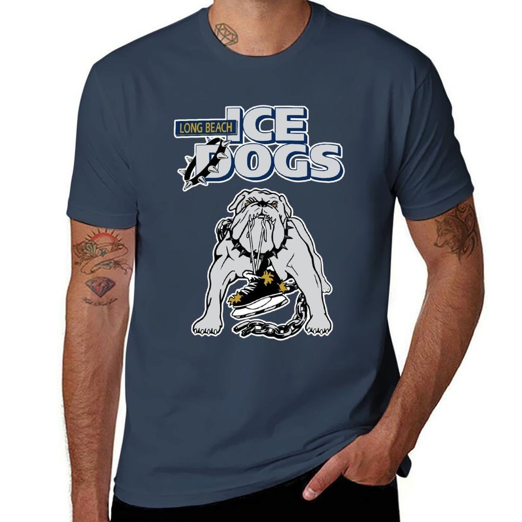 Long Beach Ice Dogs TShirt Simple Print Design TShirt