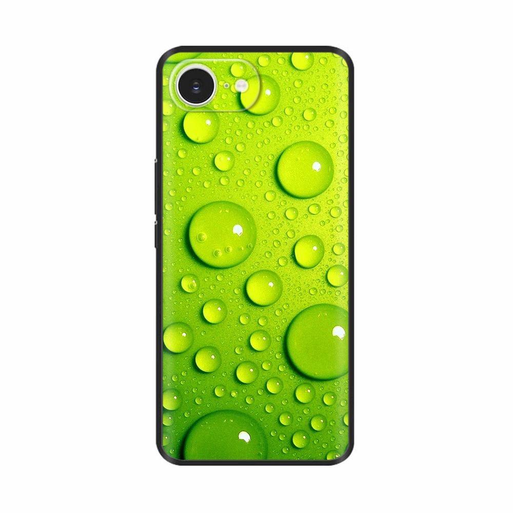 Soft TPU Black Silicon Phone Case For iPhone 16E iPhone16E SE 2025 SE4 5G Painted Shockproof Shell Cover Cases Bumper Funda Capa