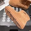 Short boots women's autumn and winter new fashion suede snow boots comfortable and warm student cuff cotton boots