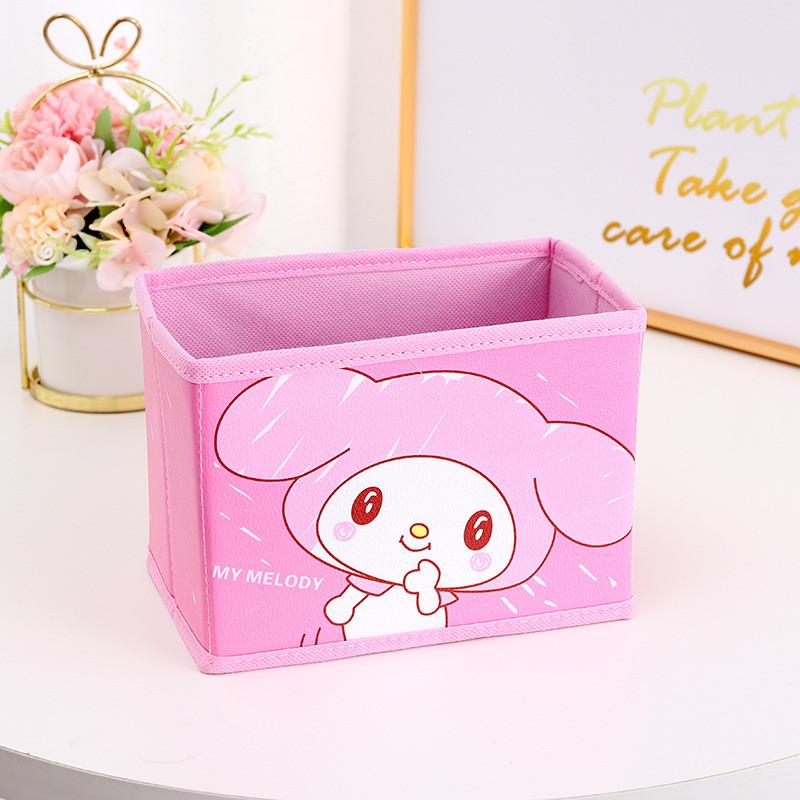 Hello Kitty Kuromi Cinnamoroll My Melody Muster Faltbare Schreibtisch-Aufbewahrungsbox Für Büro Und Schule