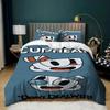 Exquisite The Cuphead Show Cartoon Bedding Sets Bed Supplies Set Duvet Cover Bed Comforter Set Bedding Set Birthday Gift