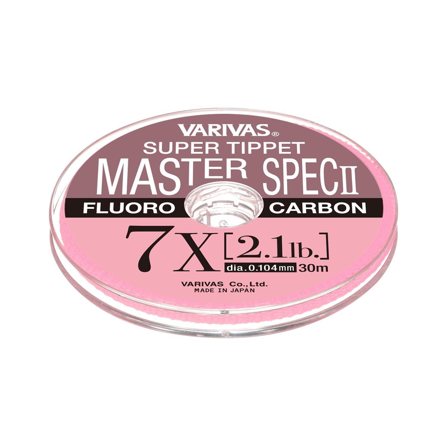 Used VARIVAS Super Tippet Master Spec II Fluorocarbon 7X 30m 2.1LB Natural