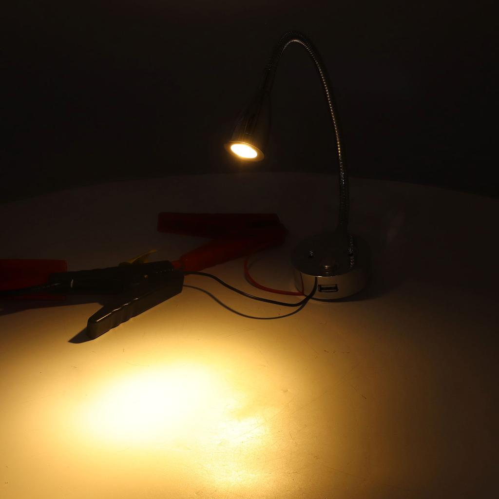 RV Interior Reading Lights Bedside Reading Lamp 10‑30v Dimmable     Light for Car RV Boat Motorhome