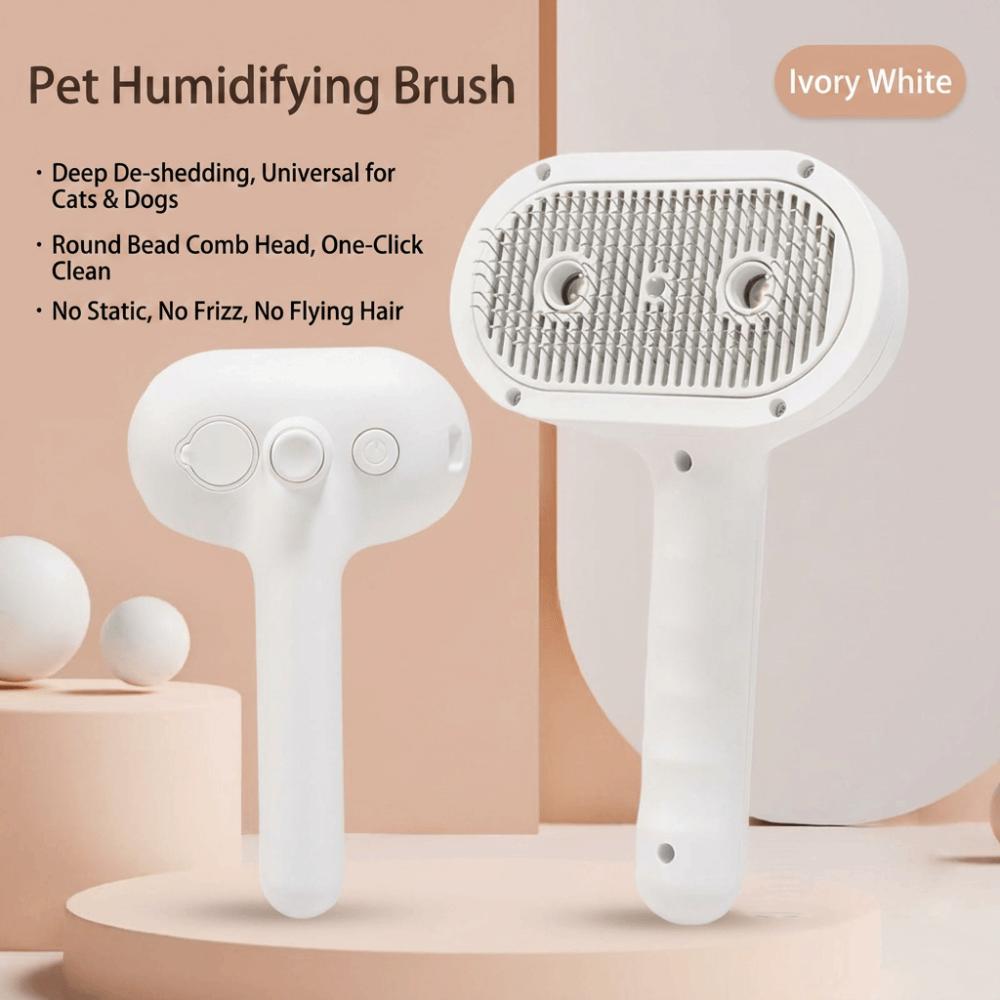 Spray Function Hair Straightener Comb Electric Pet Massage Comb New Steam Brush Pet Grooming