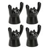 4Pcs Cartoon Photo Clip Cute Cat     Resin Stable Eye Catching Animal Note Holder for Wedding Party