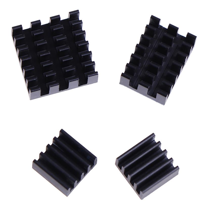 4Pcs For Raspberry Pi 4B Aluminum Heatsink Radiator Cooler Kit For Raspberry Pi