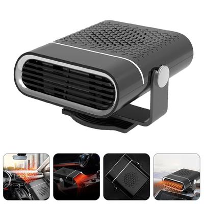 12V/24V Electric Car Heater Fan Fast Heating Window Windshield Defogging Defrosting Heater Non-slip Base Auto Accessories