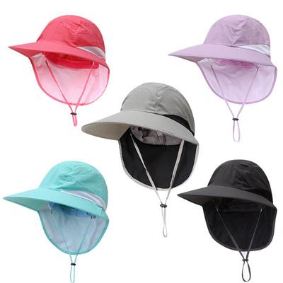 Unisex Wide Brim Sun Protection Bucket Hat for Outdoor Activities
