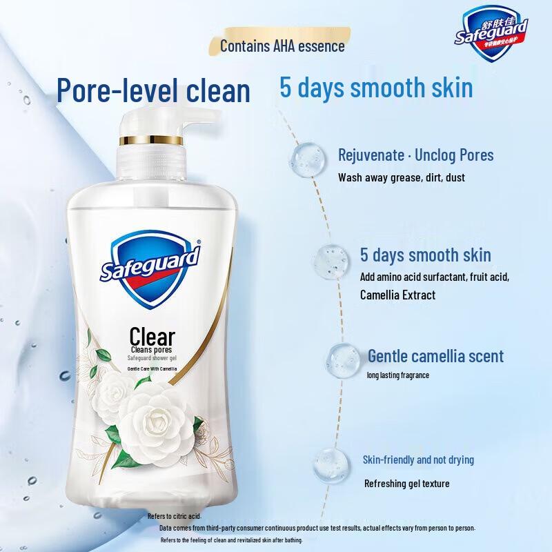 Safeguard Camellia Scent Shower Gel