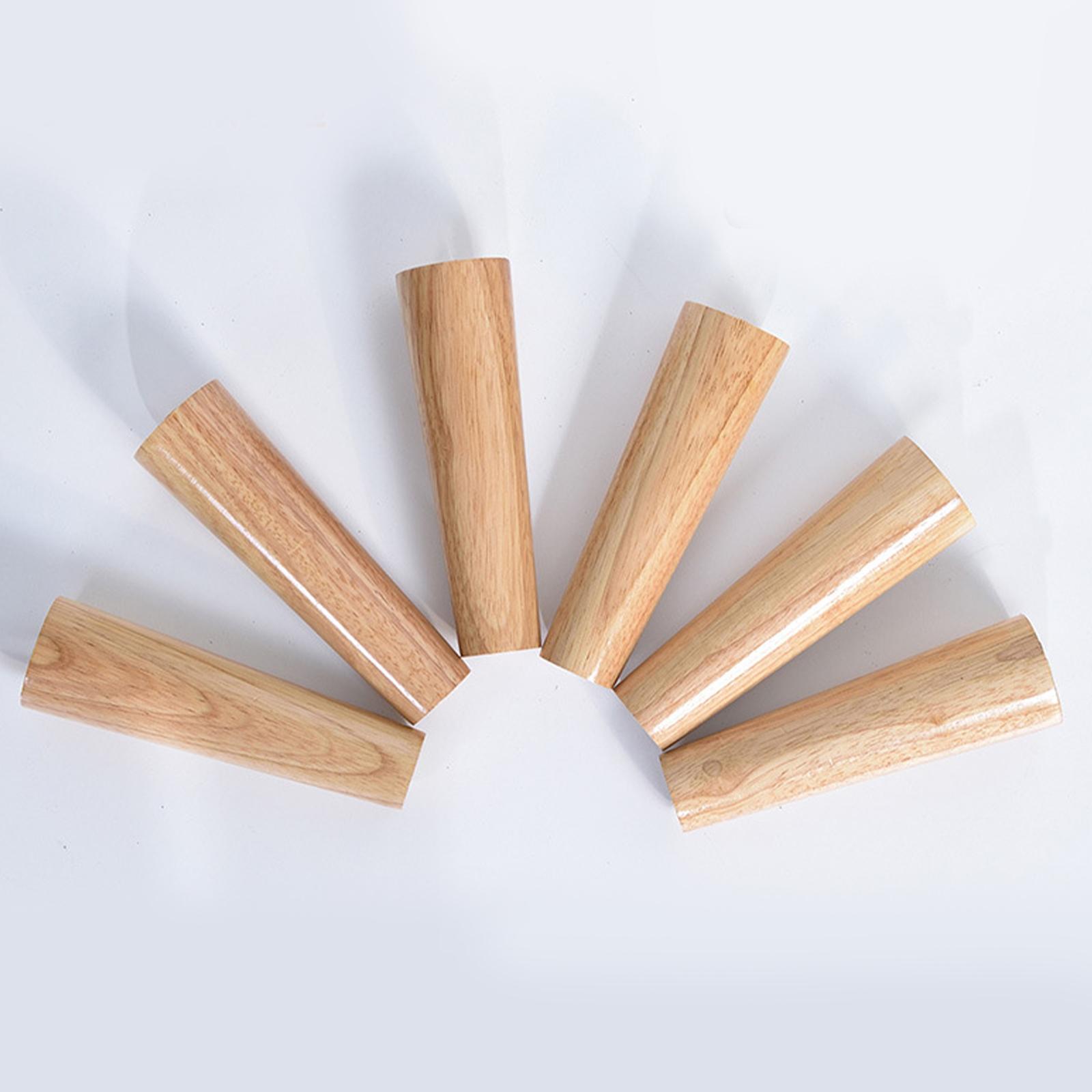 

4PCS 10cm Wooden Table Legs Furniture Riser Sofa Leg Extender for TV Cabinet Chair Couch