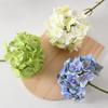 Yousheng Artificial Faux Silk Hydrangea Flower Real Touch Fake Hydrangeas Flower with Long Stem for Vase Wedding Party Centerpiece Farmhouse Fall
