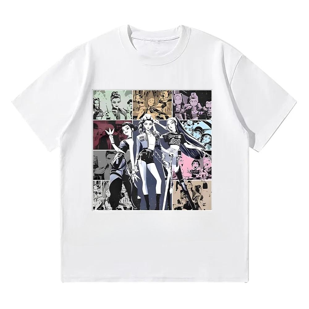 Trendy Brand  Movie Retro T-shirt Kpop T-shirt Clothing Cotton Printed  High Quality T-shirt Men's and Women's Top HUN