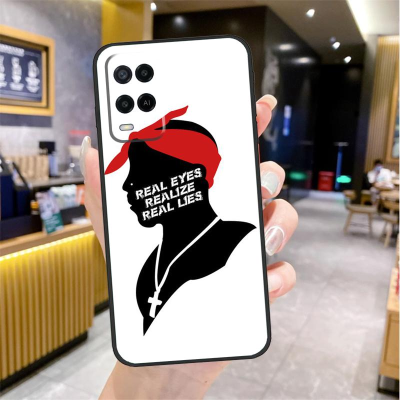 2Pac TuPac Shakur Case For Oppo A96 A76 A16 A17 A18 A60 A80 A40 A38 A58 A78 A98 A94 A74 A54 A15 A57 A77 A5 Pro