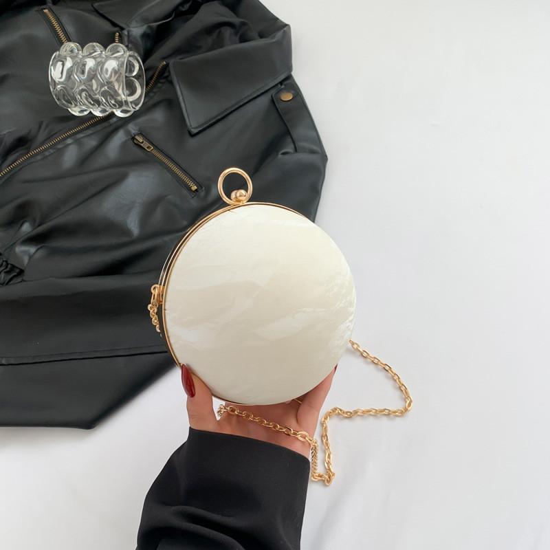 Fashionable Unique Stylish Evening Clutch Bag Chic Handbag With Chain Shoulder Strap