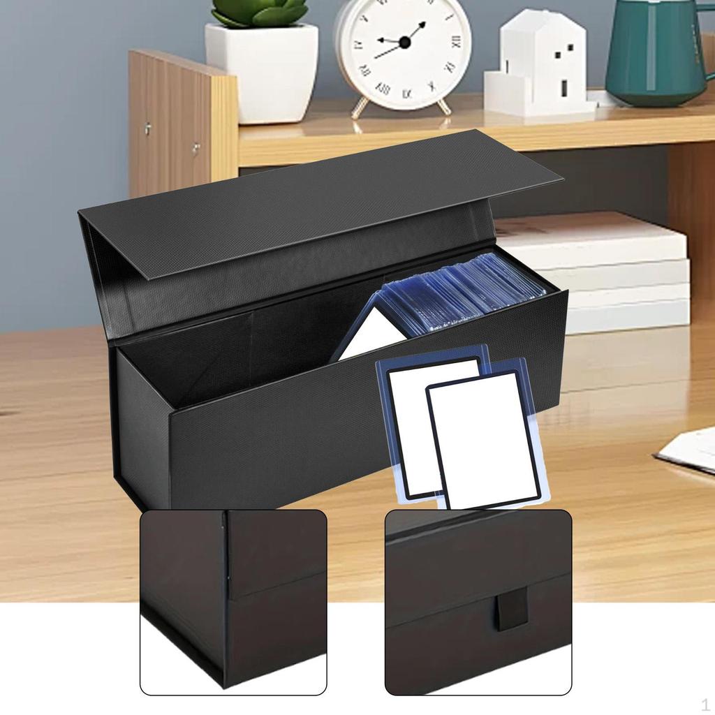 Trading Card Storage Box Organizer Multi Functional Cards Collectible Holder Gathering Case for