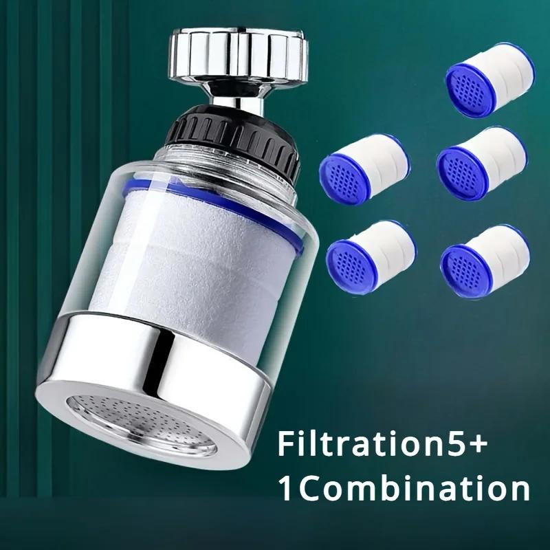 Multi Functional Filtration (5+1 Combination) Is Used To Clean Faucets and Provide High-quality Drinking Water