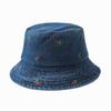 Emboridery Denim Bucket Hat Summer Travel Beach Sun Hats  for Women Men Fresh and Cute Fisherman Hats Wholesale Señora