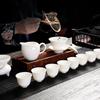 Elegant White Porcelain Gongfu Tea Set