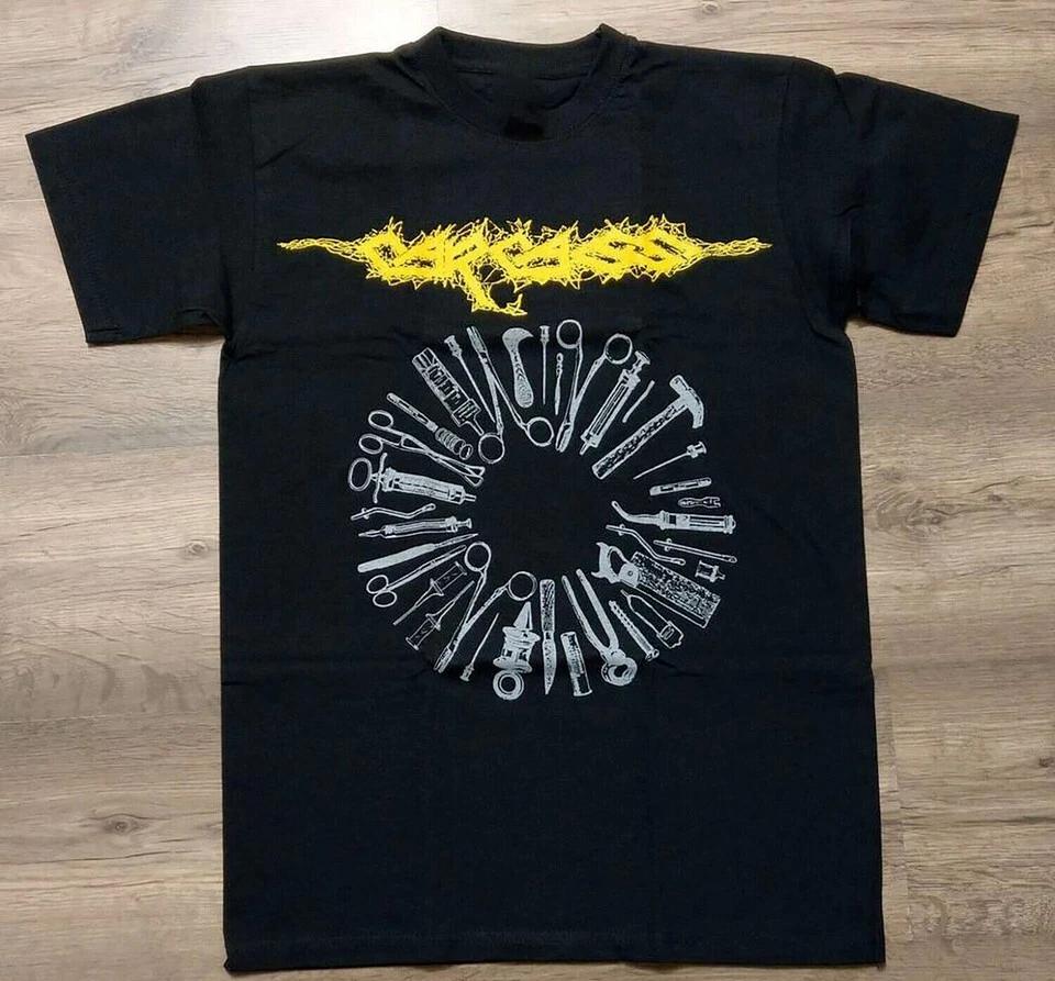New Carcass Tools of the Trade Black Cotton Unisex Full Size Shirt VC1520