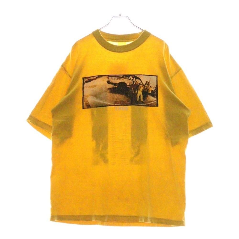VINTAGE R.E.M 1995 TOUR T-shirt Short Sleeve Cut Saw Yellow Used 8c055157b3e52f<wbr/>a Unisex T-Shirt
