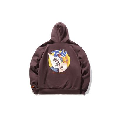 Li Ning Anti-Five Losse Pullover Hoodie Heren Hoodies Donkerpaars AWDPD61-1