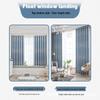 Nordic Blackout Jacquard Bamboo Cotton Curtains for Living Room, Bedroom, or Balcony