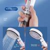 Bathroom Shower Head with Stop Button 5 Mode Anti Limestone Filter Hygienic Remove Chlorine Handheld Head Filtration Shower Head